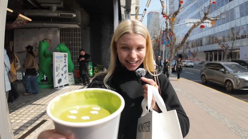 素晴らしい抹茶ラテ！